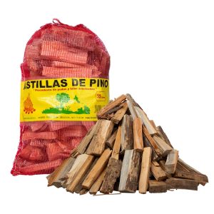Saco de astillas de pino para encendido RICOSAN de 4 kg